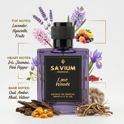 Savium - Lave Woods- 50ml - Extrait de Parfum - Lavender Oud