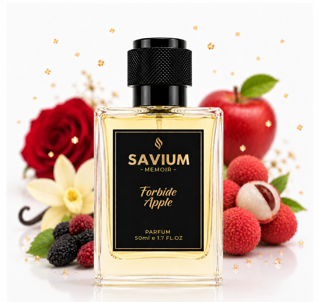Luxury Forbide Apple Premium Parfum For Women | 23.40% Parfum Oil | 50 ml | 12 Hour Very Long Lasting Sweet Fruity Floral Fragrance, Red Apple, Lychee, Vanilla, Amber And Musk
