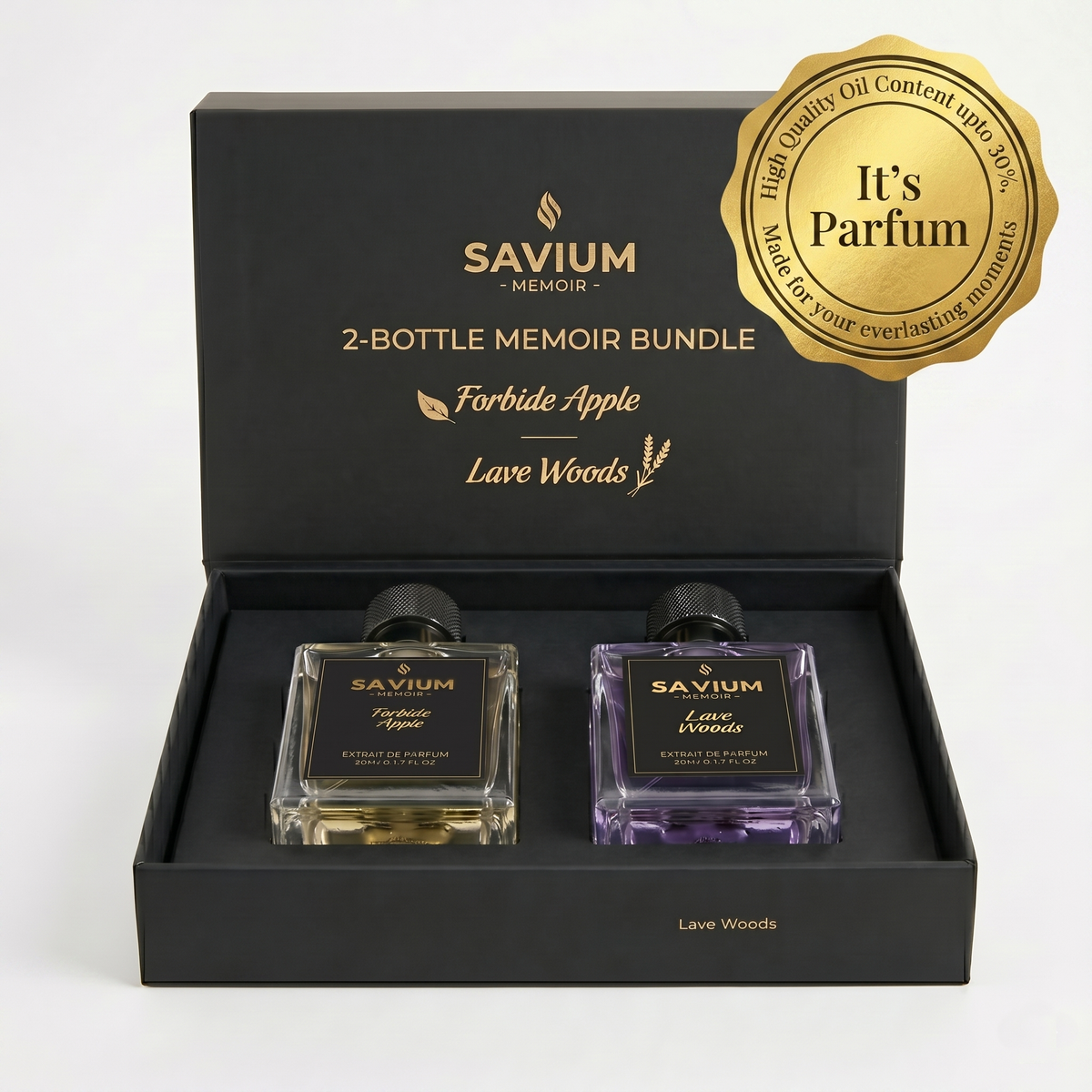 FORBIDE APPLE 50ML & LAVE WOODS 50ML