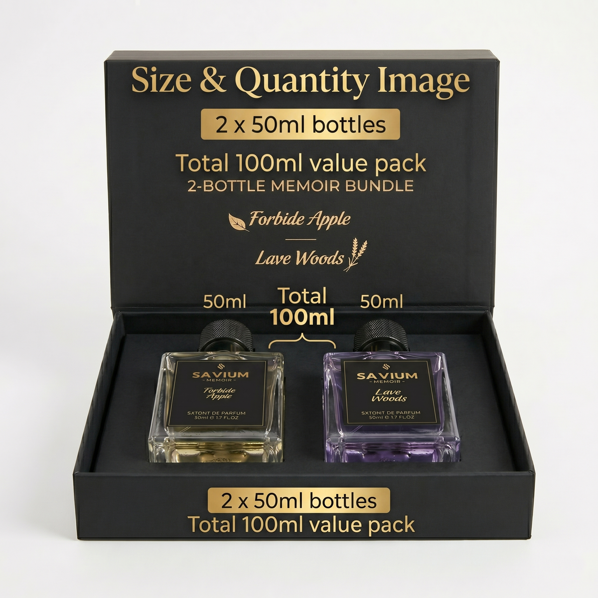FORBIDE APPLE 50ML & LAVE WOODS 50ML